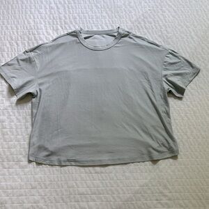 NWOT SUPER SOFT Grey Athletic Top Youth XL